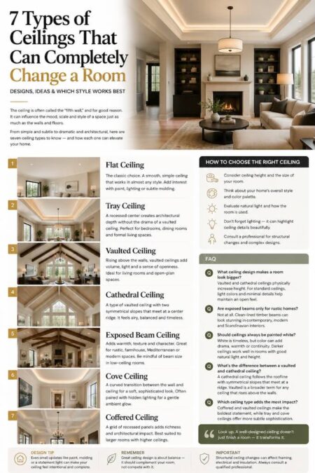 7 Types of Ceilings That Can Transform a Room