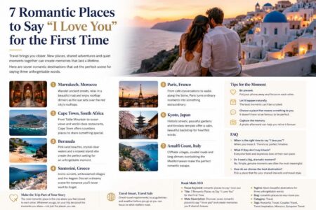 7 Romantic Places to Say “I Love You” for the First Time