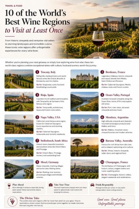 10 Best Wine Regions in the World to Visit