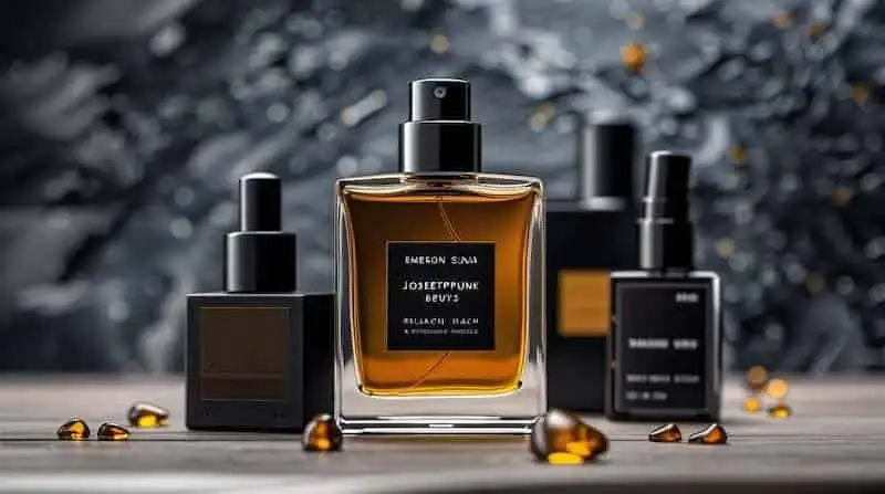 Elegant perfume bottles for men and women, luxury scents, designer perfume in sleek packaging.