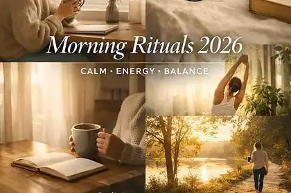Peaceful morning routine for a balanced start.