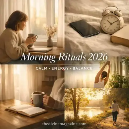 Peaceful morning routine for a balanced start.