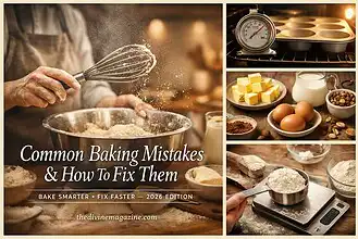 Common baking mistakes and solutions for perfect results.