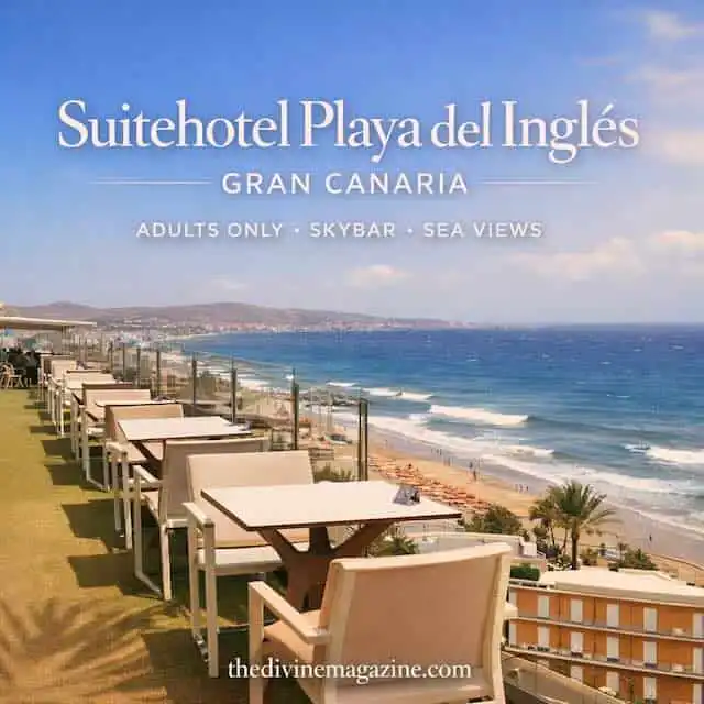 Ocean view from Suitehotel Playa del Inglés, adults-only hotel in Gran Canaria.