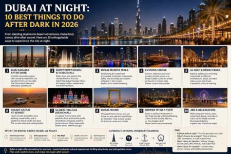 Dubai at Night: 10 Best Things to Do After Dark in 2026