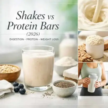 Meal Replacement Shakes vs. Protein Bars 2026: Healthier Choice Comparison of meal replacement shakes and protein bars for health and weight loss.