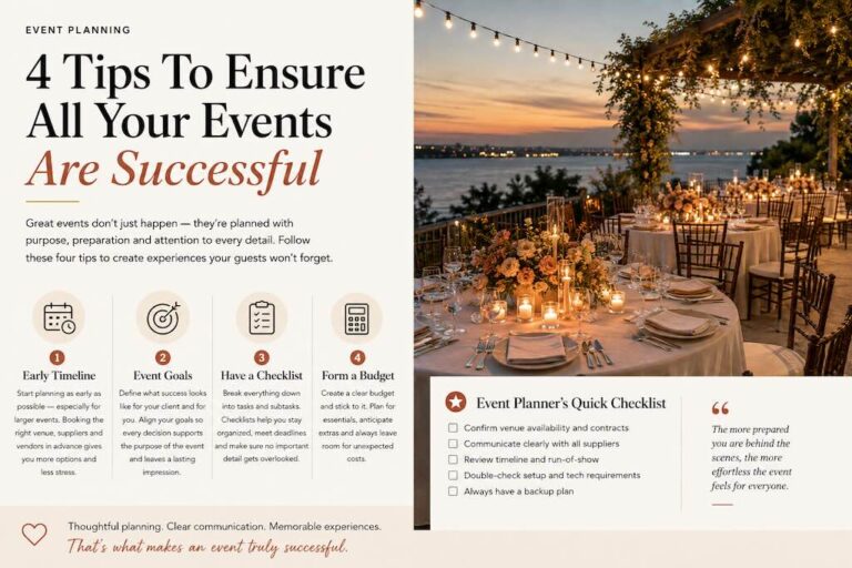 How to Plan a Successful Event: 8 Essential Tips