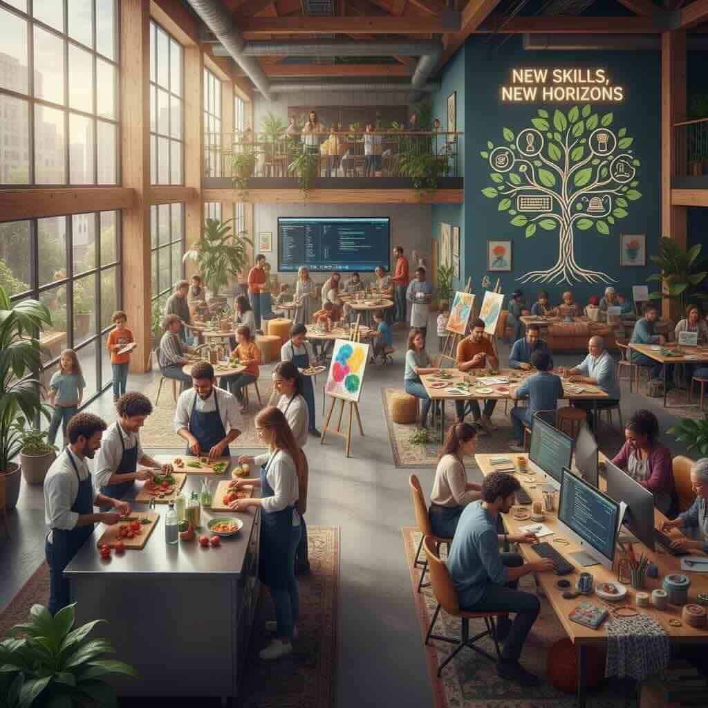 Modern co-working space for collaboration and innovation.