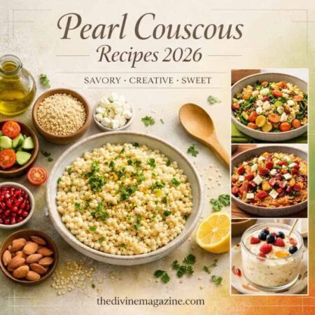 Pearl Couscous Recipes 2026 – Creative Ways to Cook This Versatile Pasta Pearl couscous dish with fresh ingredients and vibrant colors.