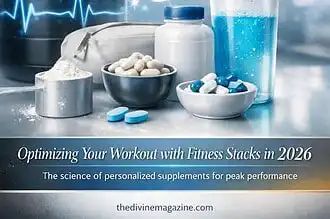 Assorted protein powders and supplements for fitness stacks and workout optimization.