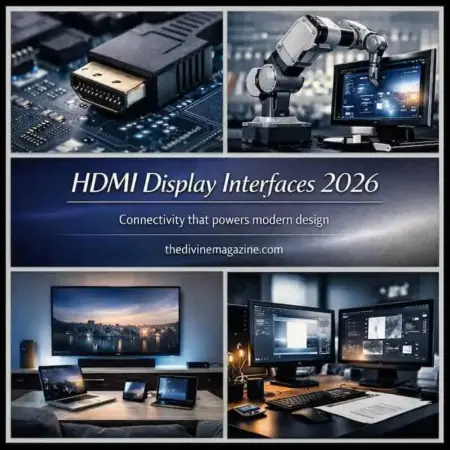 HDMI display interfaces connecting various devices for modern digital setups.