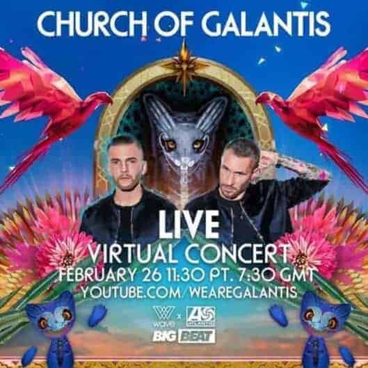church of galantis: live virtual concert features celestial dolly parton “cameo” in a live virtual concert on february 26
