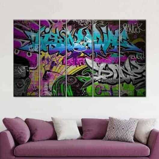 ways to decorate home with graffiti vibes