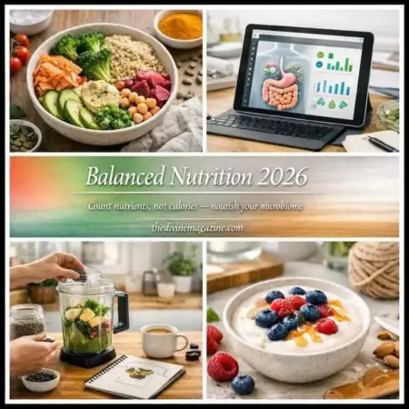 Creating a Balanced and Nourishing Diet for Optimal Health Healthy eating with colorful vegetables and fruits for balanced nutrition.