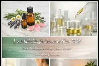Essential oils for sensitive skin - natural skincare remedies 2026.