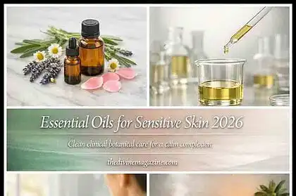 Essential oils for sensitive skin - natural skincare remedies 2026.