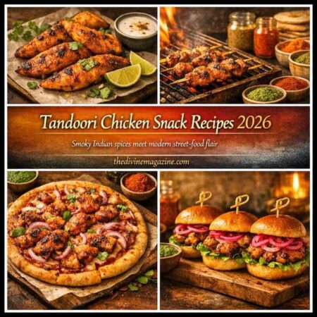 Five Must Try Tandoori Chicken Snack Recipes Delicious tandoori chicken snacks with spices and herbs, perfect for street food lovers.