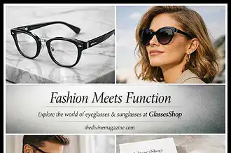 Fashionable eyeglasses and sunglasses perfect for style and practicality at GlassesShop.