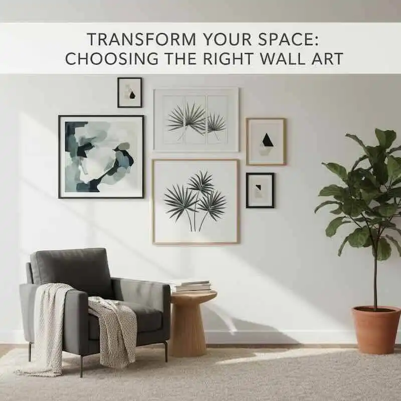 Elegant wall art decor for modern living spaces with botanical and abstract designs.