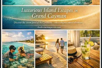 Beautiful Grand Cayman beach with turquoise waters and white sands.