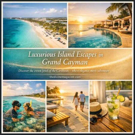Beautiful Grand Cayman beach with turquoise waters and white sands.