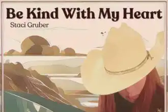 A woman with a hat by a scenic landscape, emphasizing kindness and compassion.