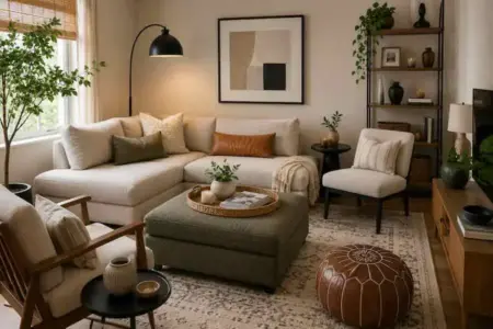 Small Living Room Seating Ideas That Save Space