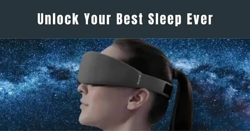 High-quality virtual reality sleep aid headset for better relaxation and sleep improvement.