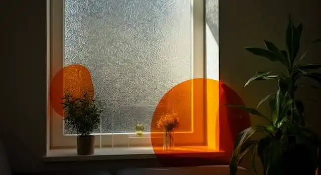 Bright window with plants and sun exposure, creating a cozy and inviting home atmosphere.