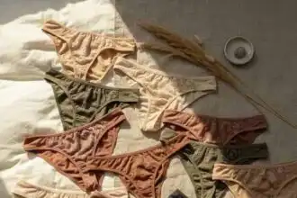 Lingerie collection featuring colorful lace thongs, stylish and comfortable for women.