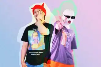 Colorful LGBTQ+ fashion models showcasing expressive styles and vibrant outfits.