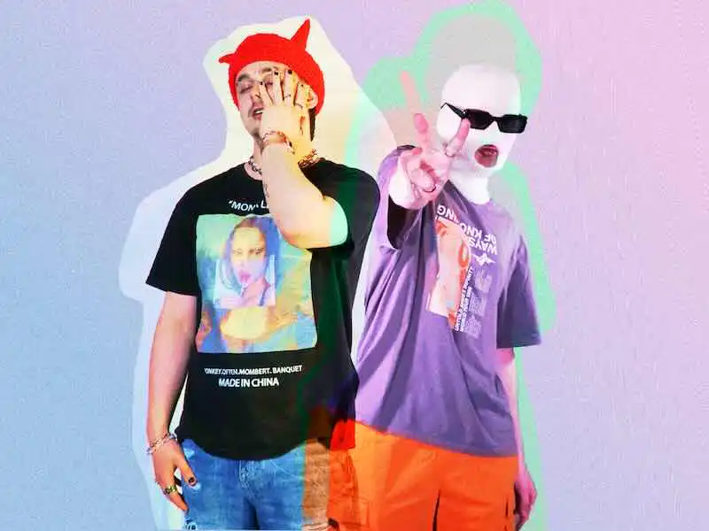 Colorful LGBTQ+ fashion models showcasing expressive styles and vibrant outfits.