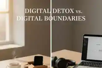 digital detox vs. digital boundaries