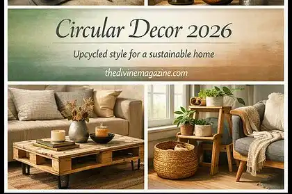 Upcycling homeware pieces for a stylish, eco-friendly home decor.