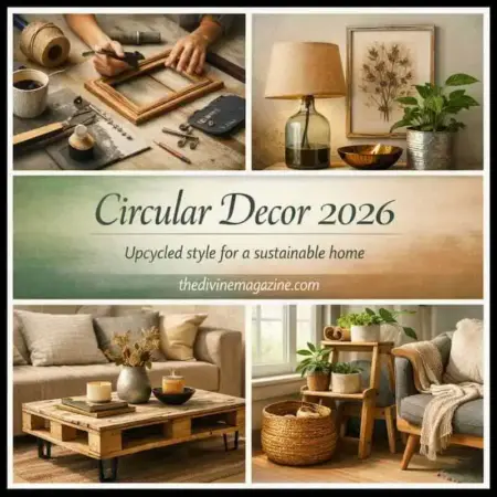 Upcycling homeware pieces for a stylish, eco-friendly home decor.