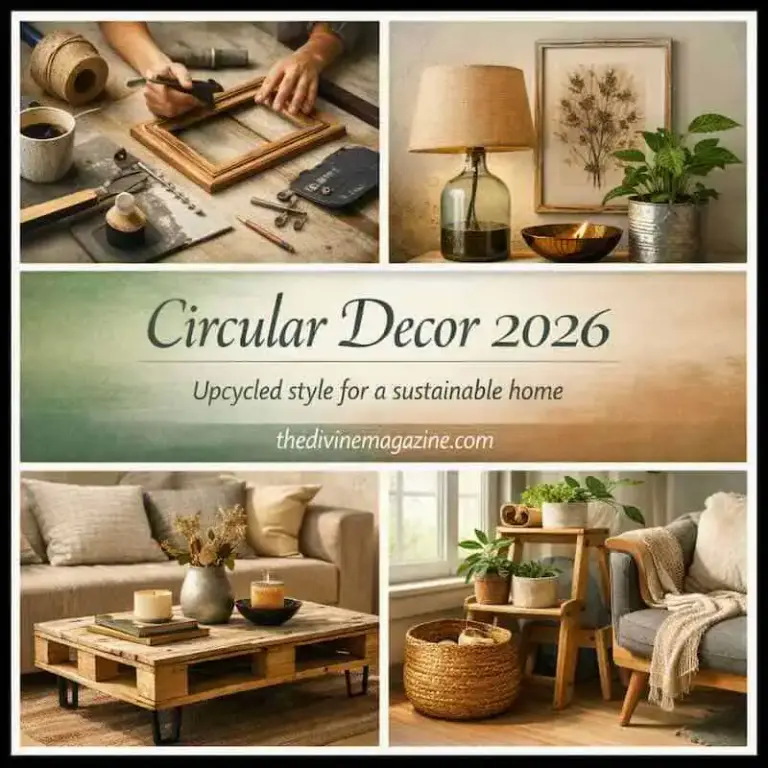 Upcycling homeware pieces for a stylish, eco-friendly home decor.