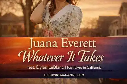 Juana Everett portrait for "Whatever It Takes" single by Divine Magazine.