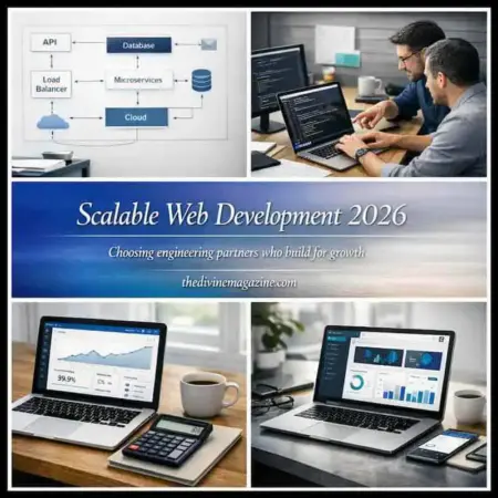 How to Choose Web Application Development Services for a Scalable Product Team working on web application development with data charts and cloud infrastructure.