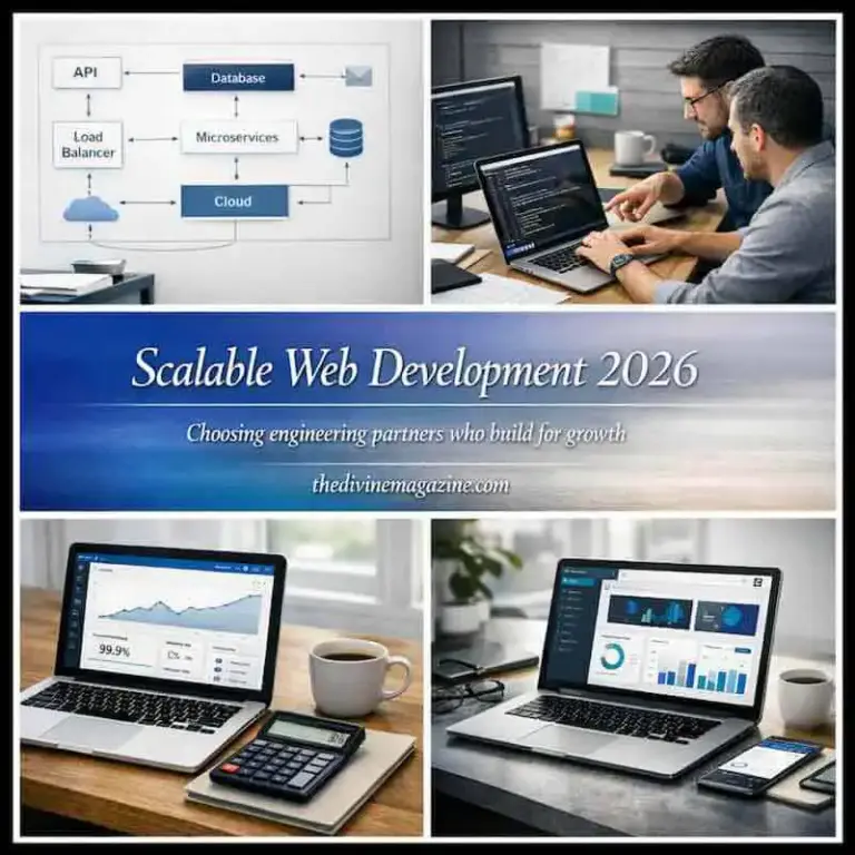 How to Choose Web Application Development Services for a Scalable Product Team working on web application development with data charts and cloud infrastructure.