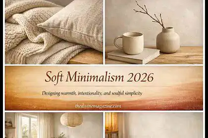 Bright and inviting minimalist living space with neutral tones and soft textures.