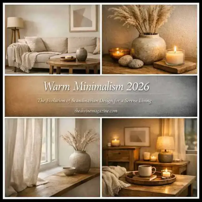 The Art of a Calm Home: Scandinavian Design Principles for Everyday Life Cozy Scandinavian living room with neutral tones and soft lighting.