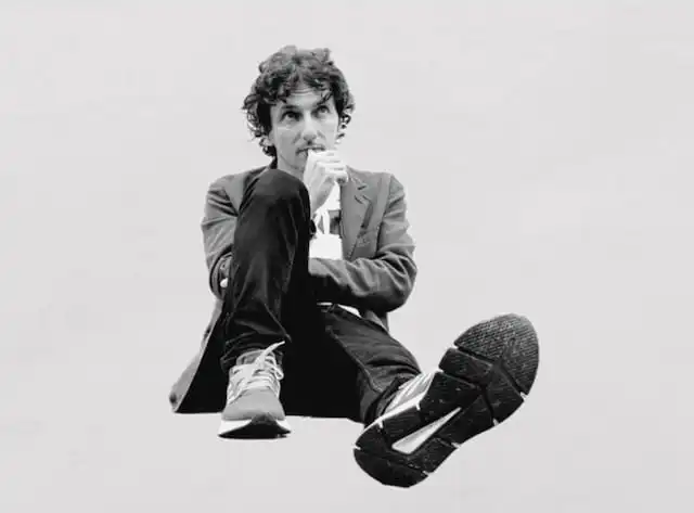 Portrait of Raffaele Scoccia sitting with a contemplative expression.