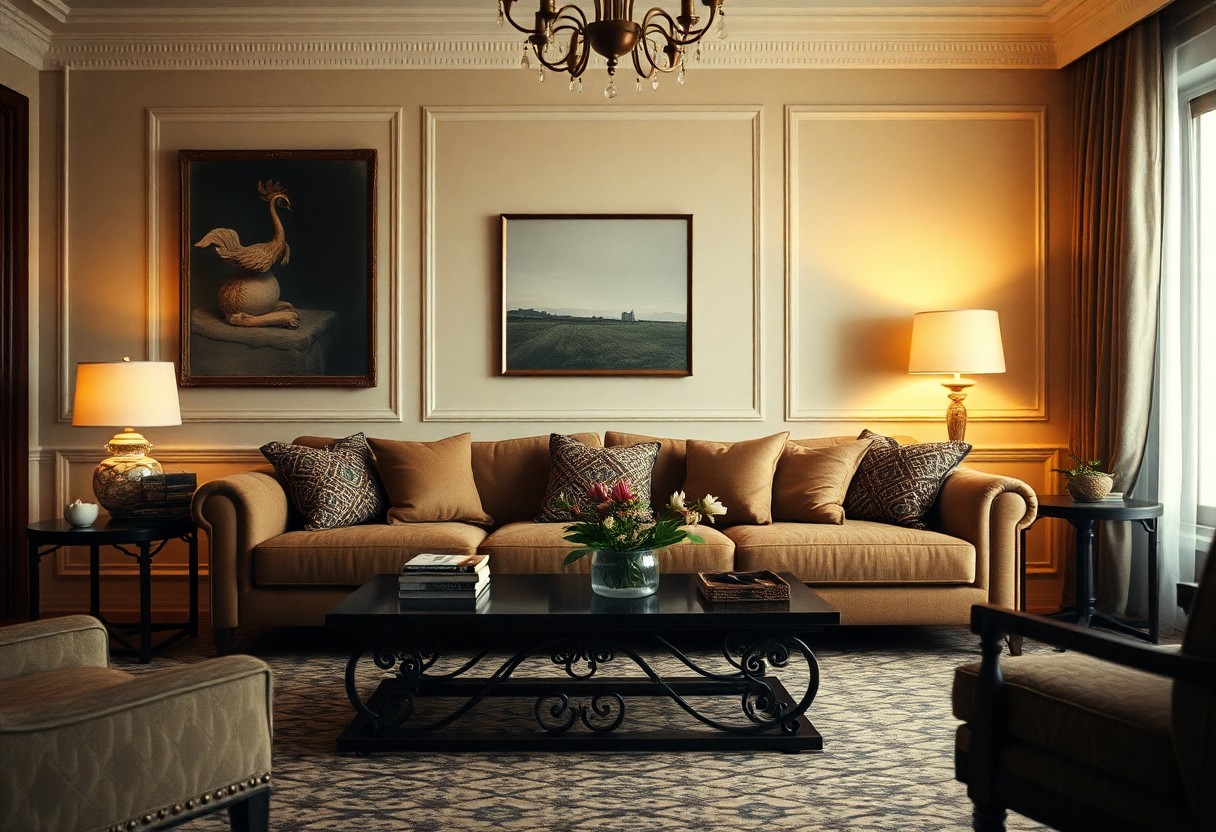 luxury living room tips on a budget